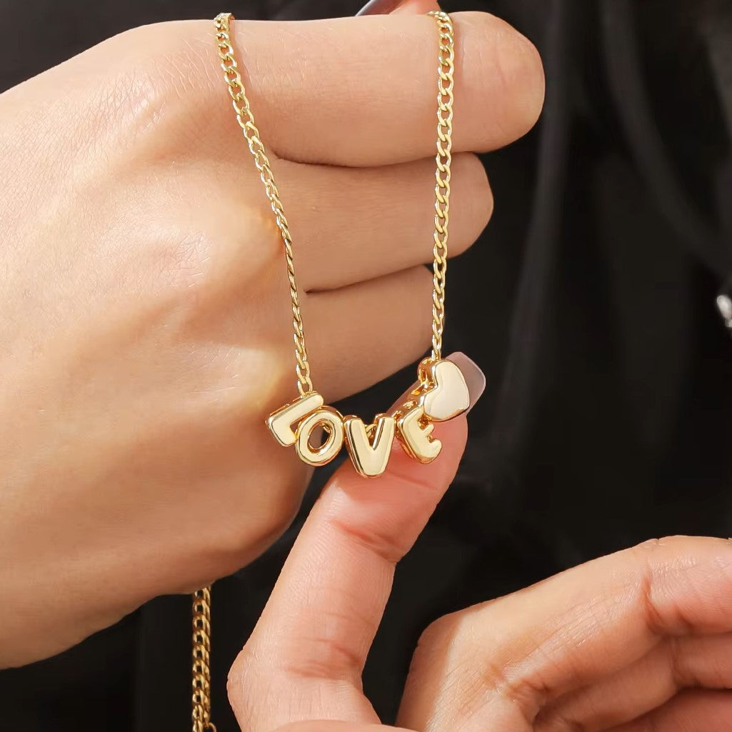 Belle & Ivy Name Bubble Necklace