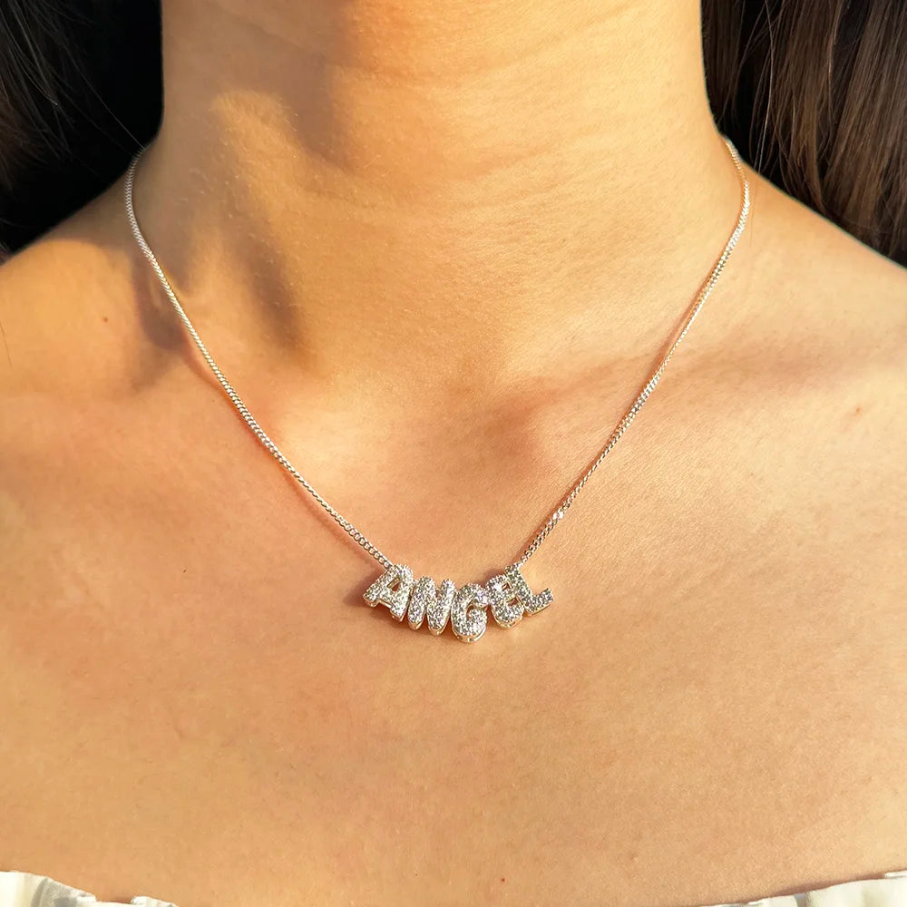 Belle & Ivy Crystal Name Necklace
