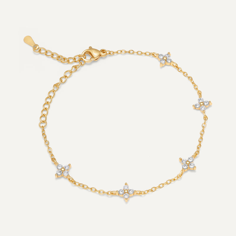 Belle & Ivy Mini Clover Bracelet