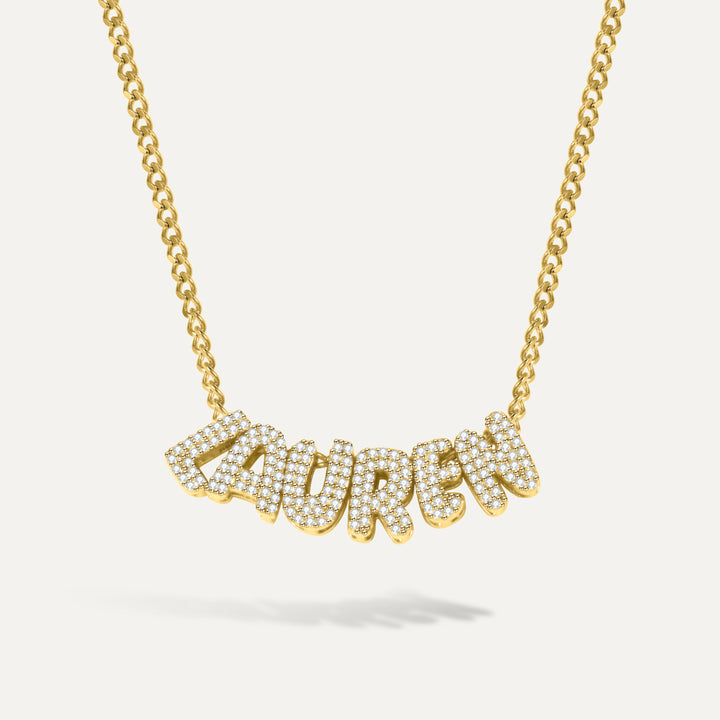 Belle & Ivy Crystal Name Necklace
