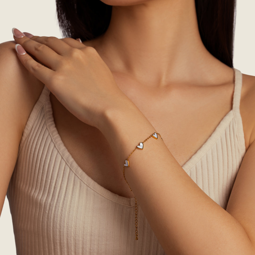 Belle & Ivy Heart Bracelet