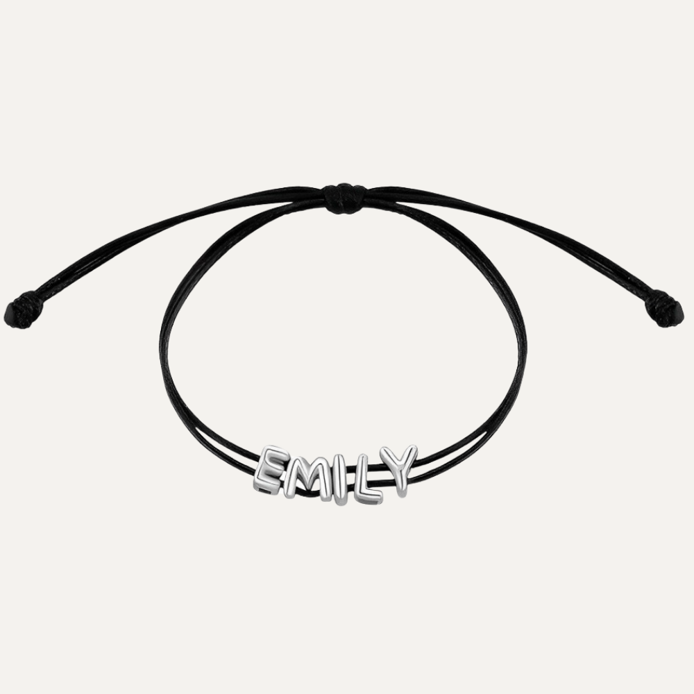 Belle & Ivy Bubble Name Bracelet