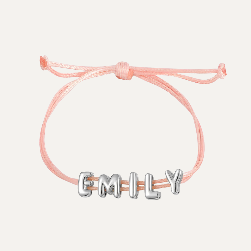 Belle & Ivy Bubble Name Bracelet