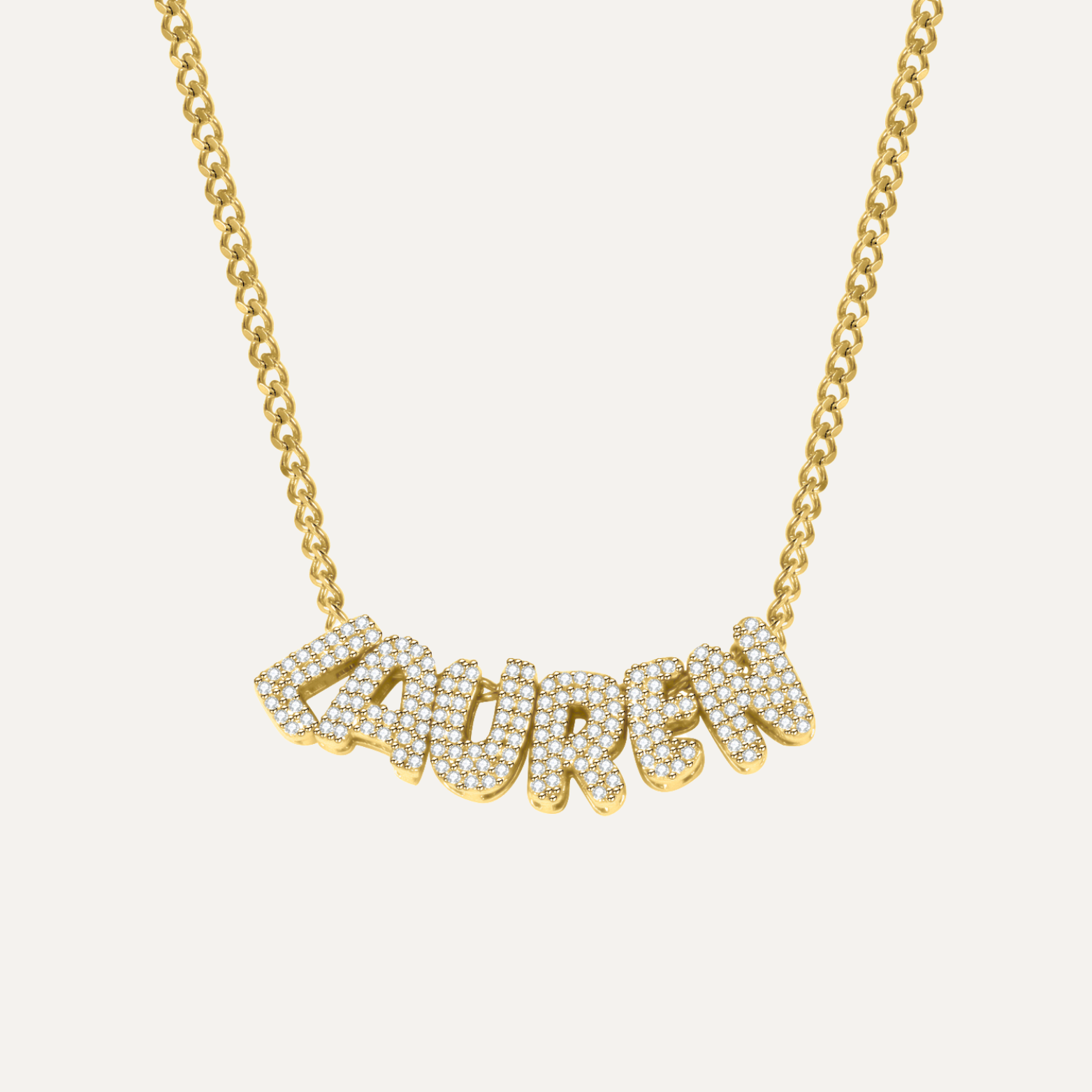 Belle & Ivy Crystal Name Necklace