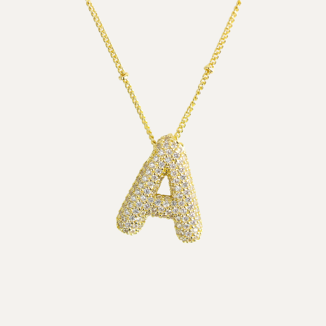 Belle & Ivy Initial Bubble Necklace
