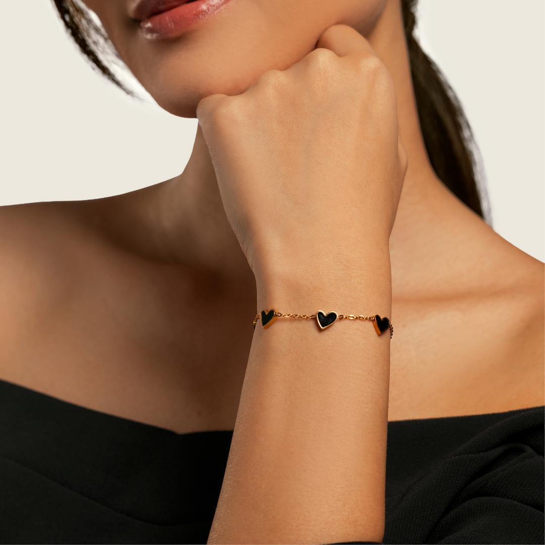 Belle & Ivy Heart Bracelet